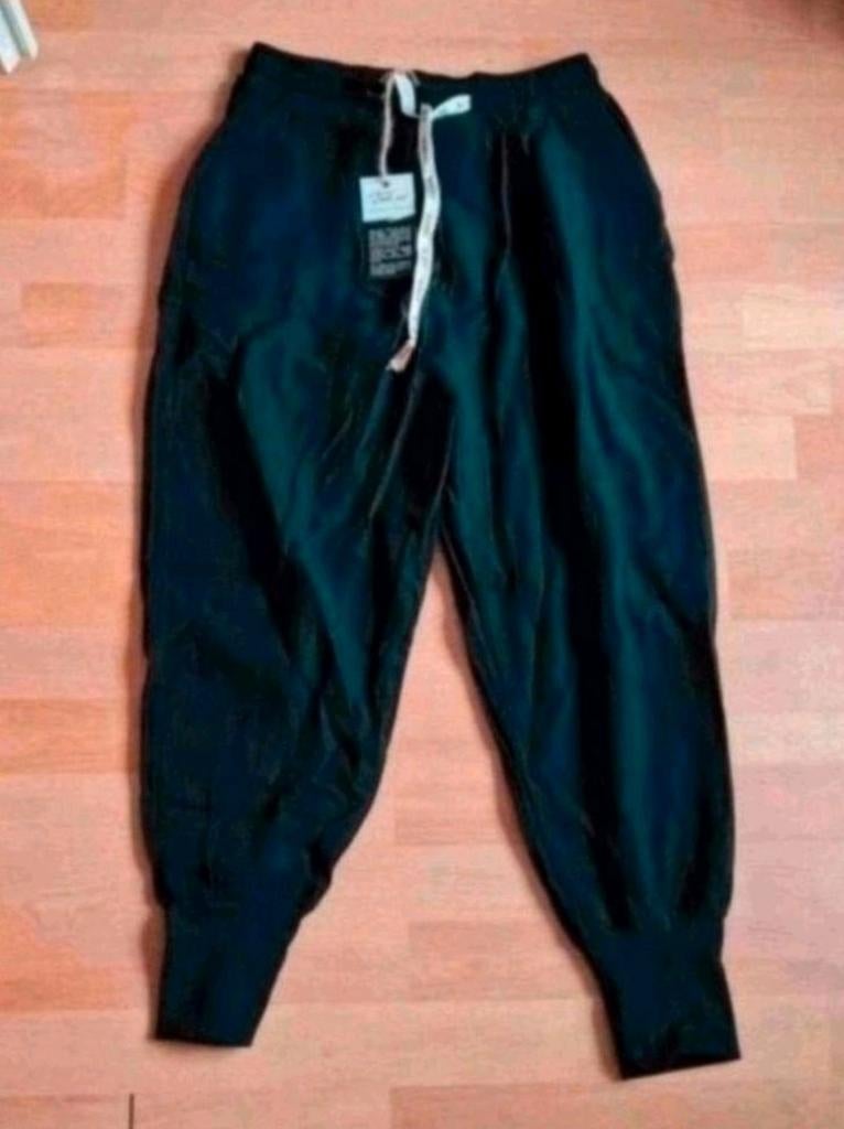 Nieuwe zwarte hiphop broek maat S Lengte 60 cm., Zwart, Nieuw, Ophalen of Verzenden, Maat 36 (S)