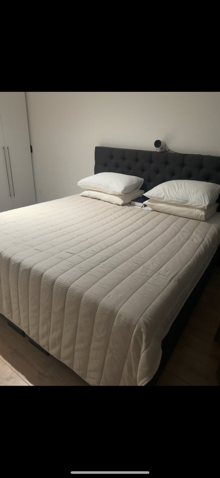 Boxspring 180x200, Ophalen, Zo goed als nieuw, Tweepersoons, 180 cm