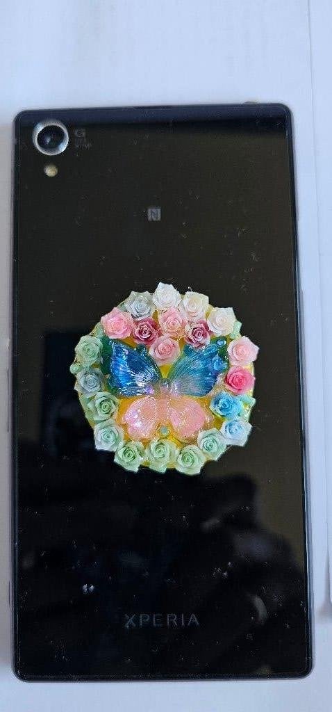 Glow in the Dark Vlinder Popsocket, Ophalen of Verzenden, Nieuw, Telefoonhanger of Accessoire, Universeel