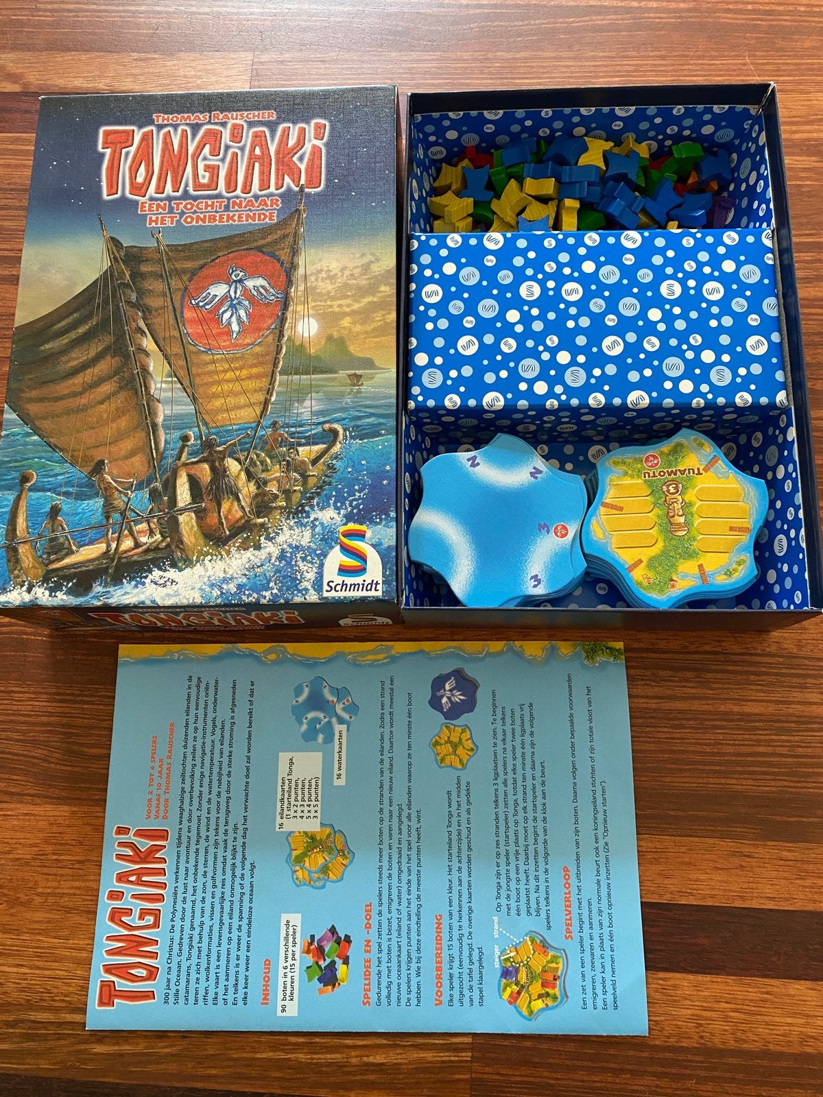 Tongiaki bordspel compleet en nieuw, Vijf spelers of meer, Ophalen, Nieuw