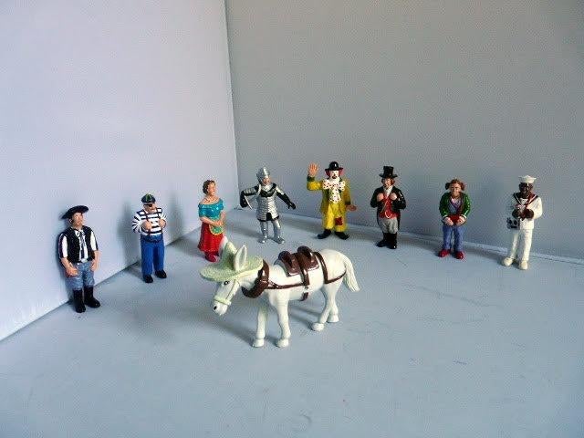 Pipo de Clown, Mamaloe en de anderen (9x), Verzamelen, Poppetjes en Figuurtjes, Ophalen of Verzenden, Zo goed als nieuw