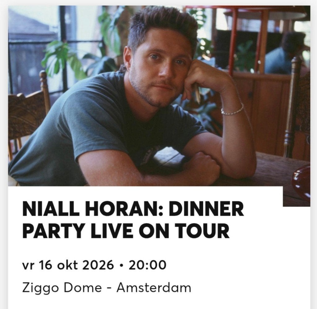 Concerttickets Niall Horan vr. 16-10, Tickets en Kaartjes, Twee personen, Oktober