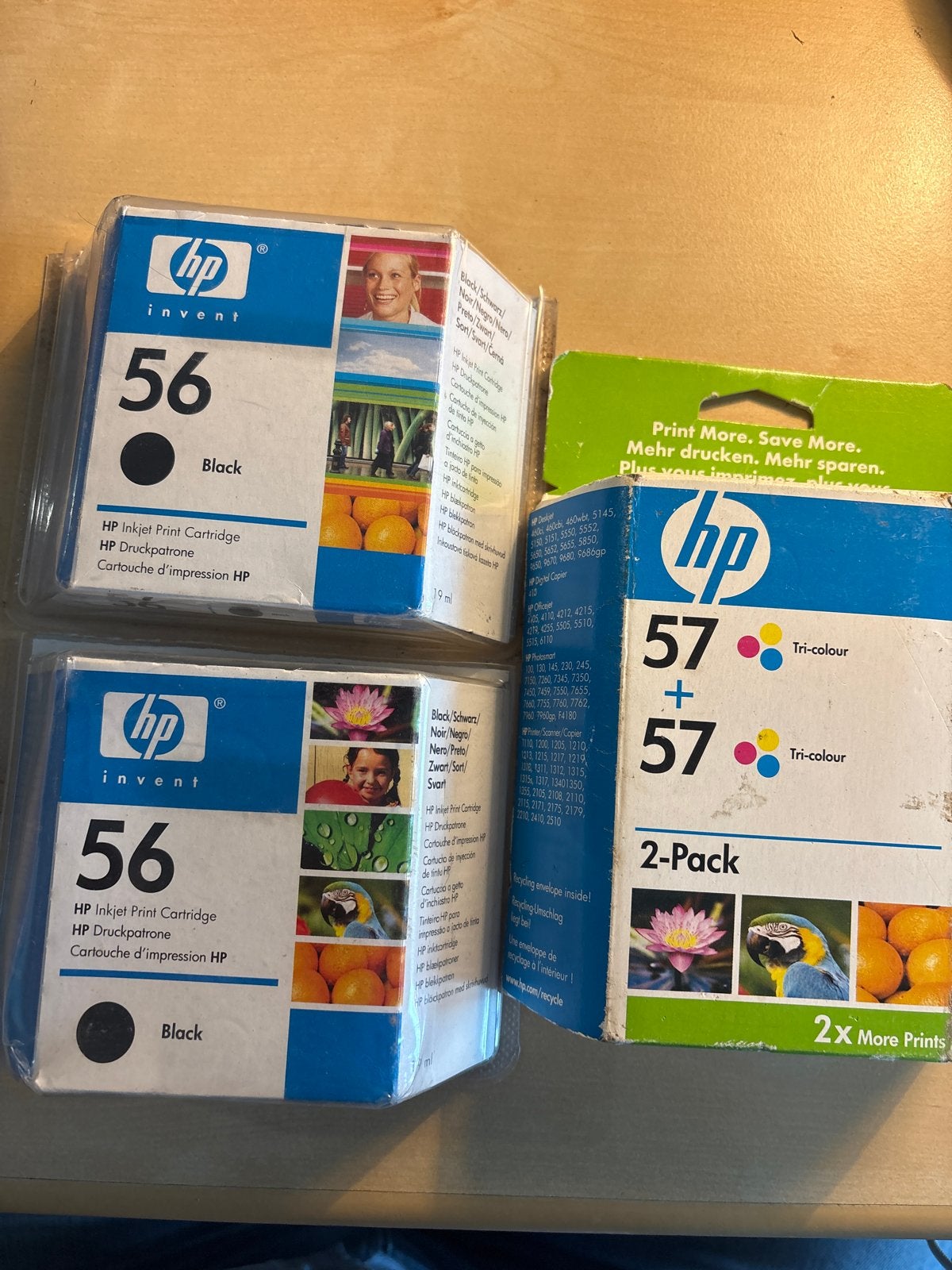 HP 56 Zwarte en HP 57 Driekleuren Inktcartridges (2-pack), Computers en Software, Printerbenodigdheden, Verzenden, Nieuw, Cartridge