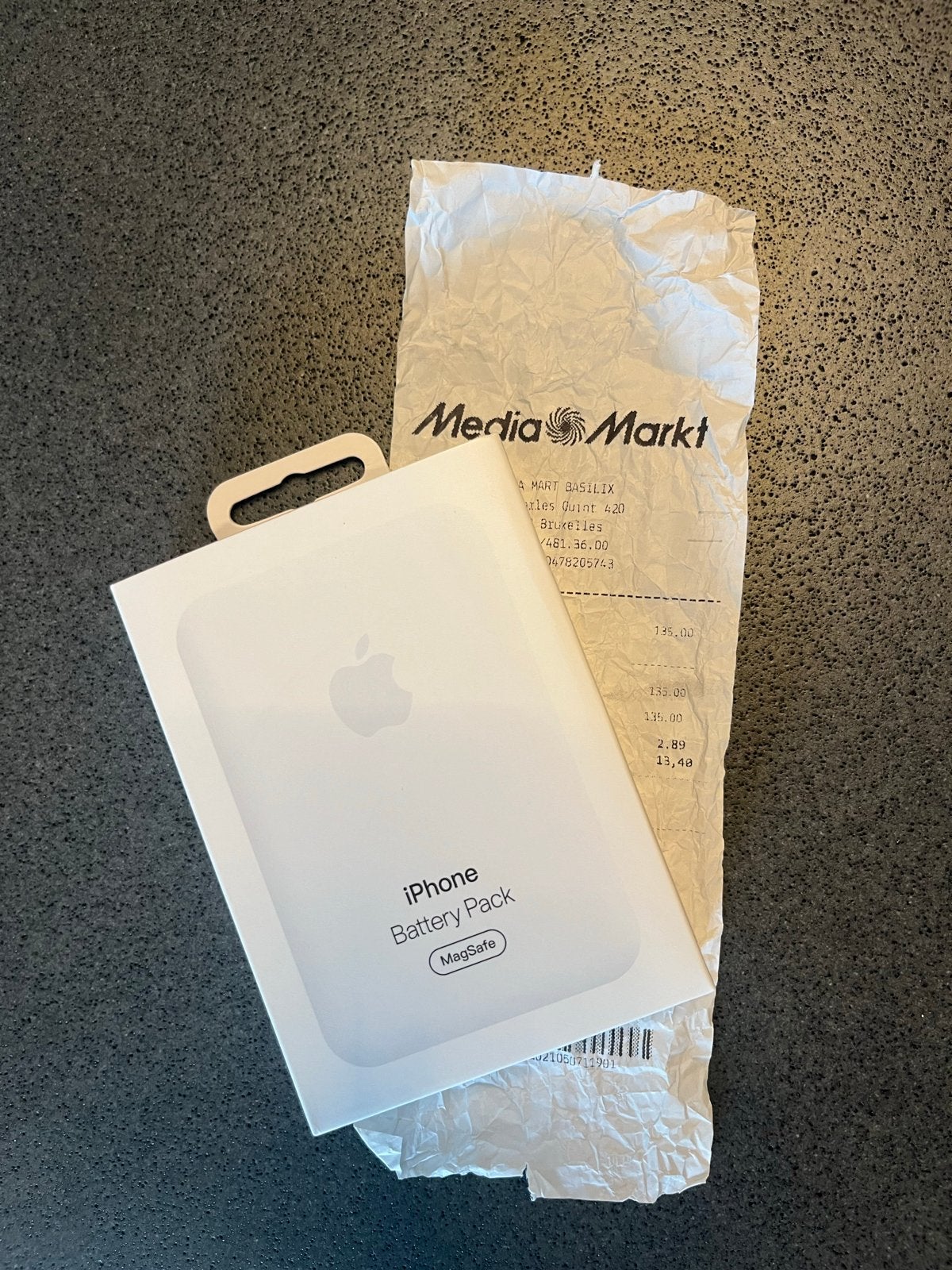 Nieuwe Apple iPhone MagSafe Battery Pack met bon, Ophalen of Verzenden, Nieuw