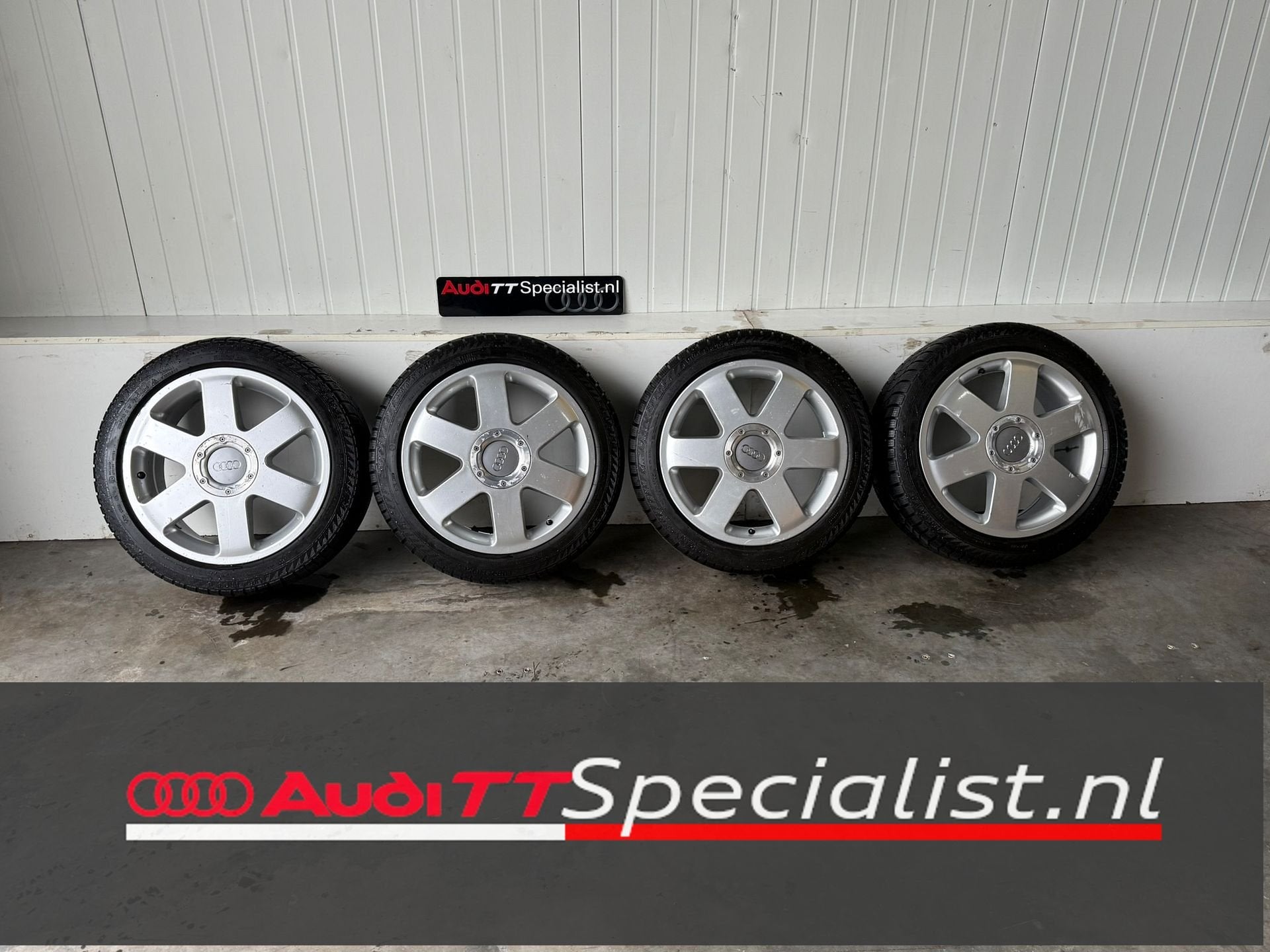 Winterbandenset 17 inch op OEM velgen Audi TT MK1 5x100, Auto-onderdelen, Ophalen, Gebruikt, -, -