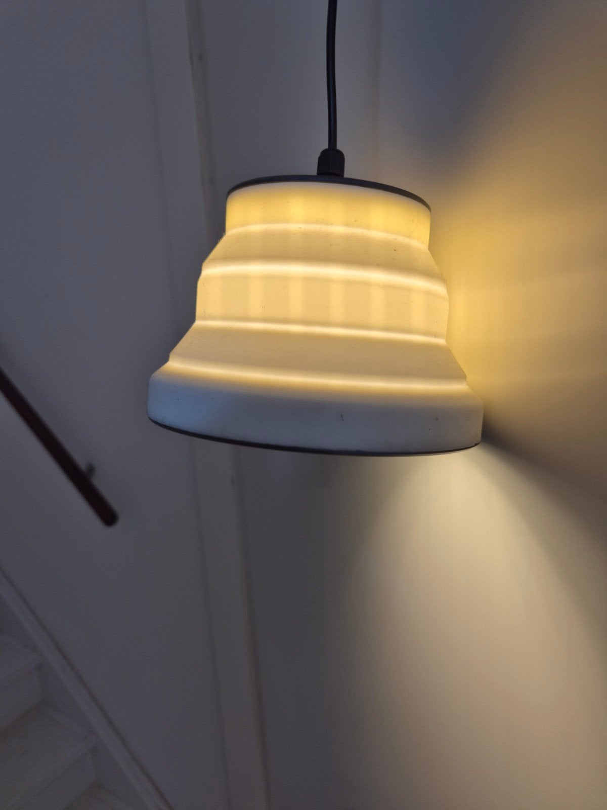 camping lampje, Ophalen