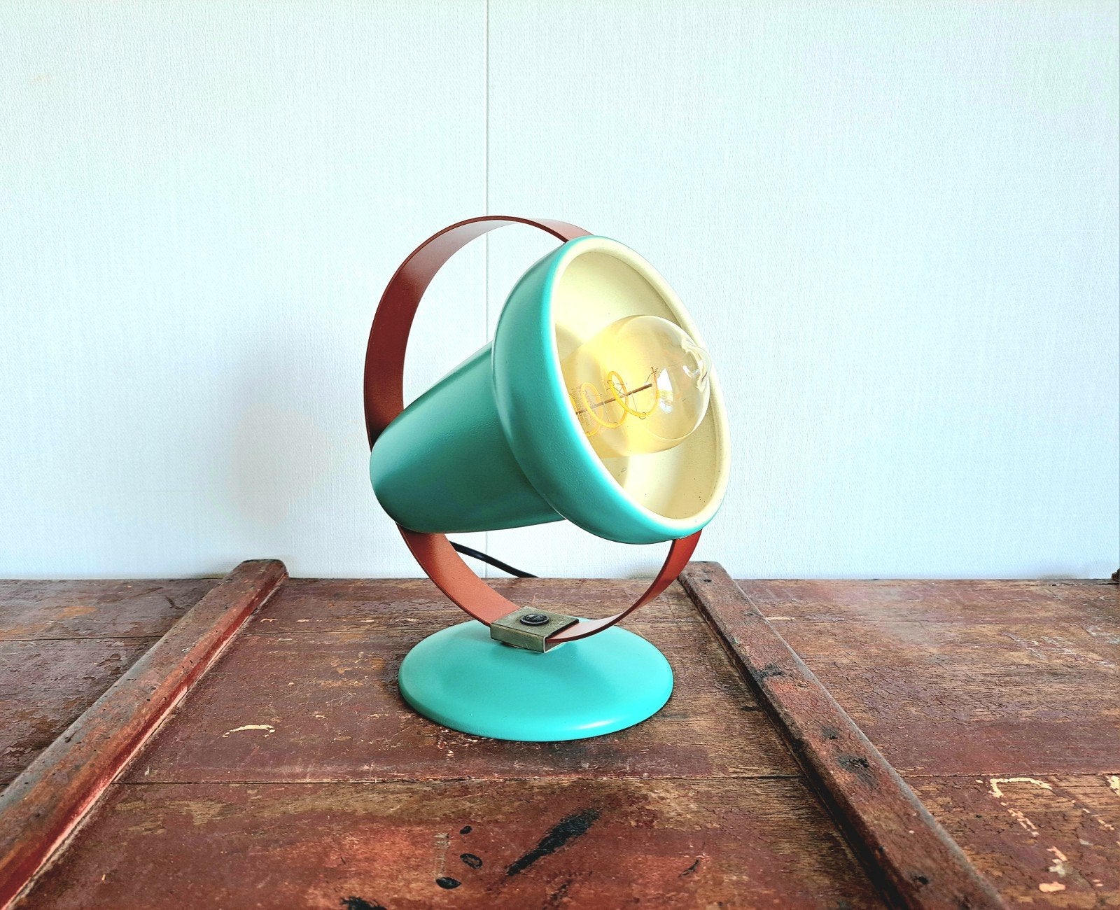 Gerestaureerde Vintage Philips Infraphil Tafellamp, Ophalen of Verzenden