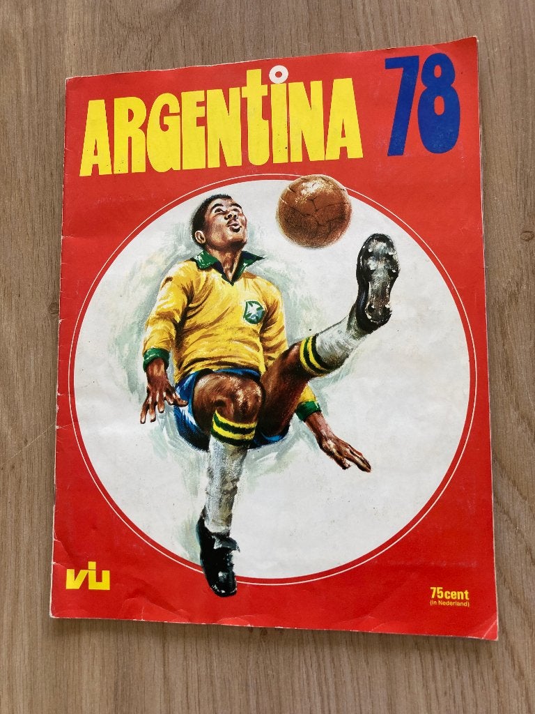 Voetbalplaatjes Album Argentina 78, Verzamelen, Ophalen of Verzenden, Gebruikt, Buitenlandse clubs, Poster, Plaatje of Sticker