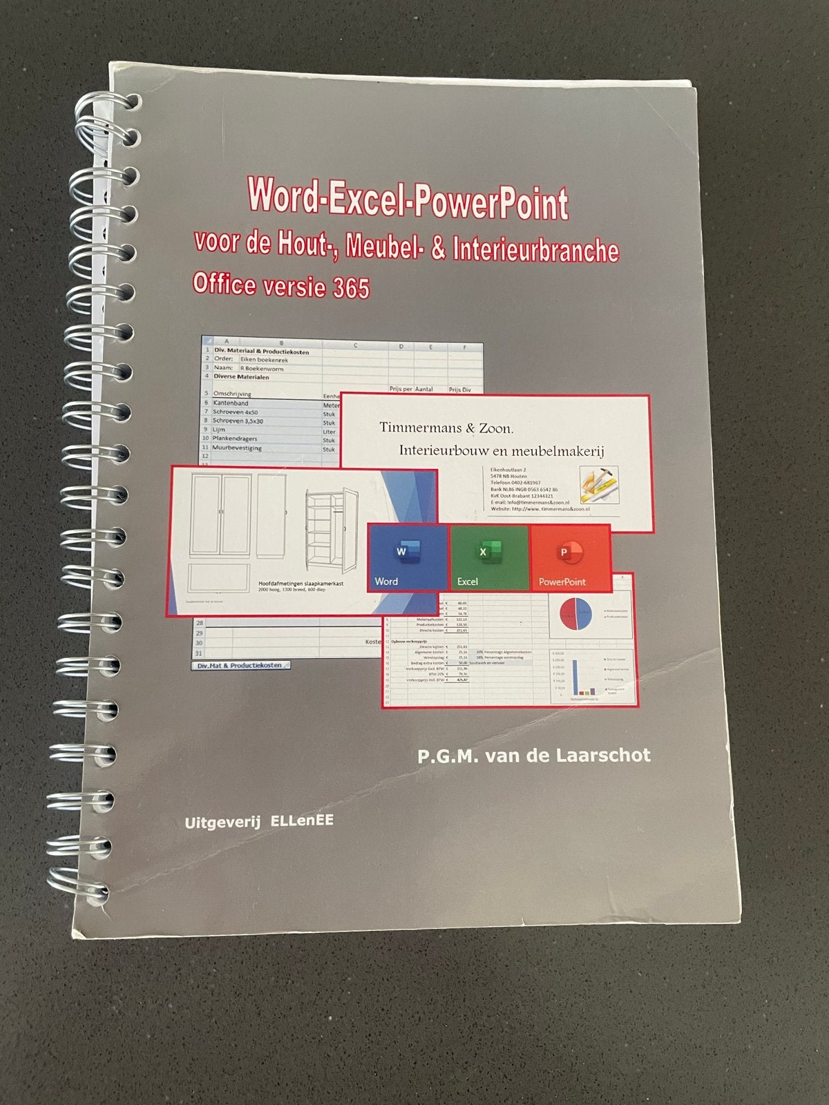 Word-Excel-PowerPoint voor Hout-, Meubel- & Interieurbranche, Ophalen of Verzenden, Zo goed als nieuw, MBO