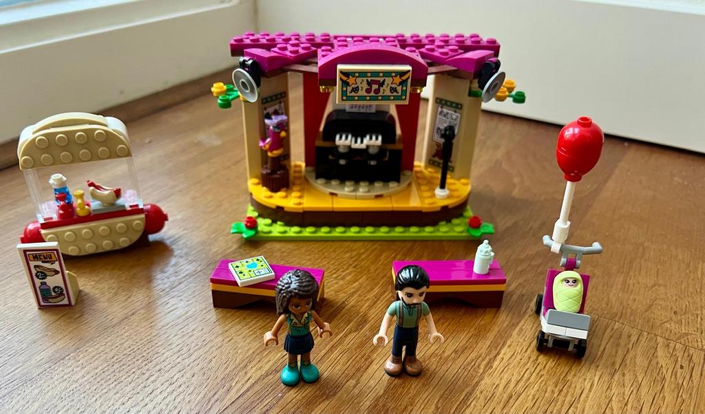 Lego Friends 41334 Andrea's Park Podium, Gebruikt, Lego, Friends, Ophalen of Verzenden