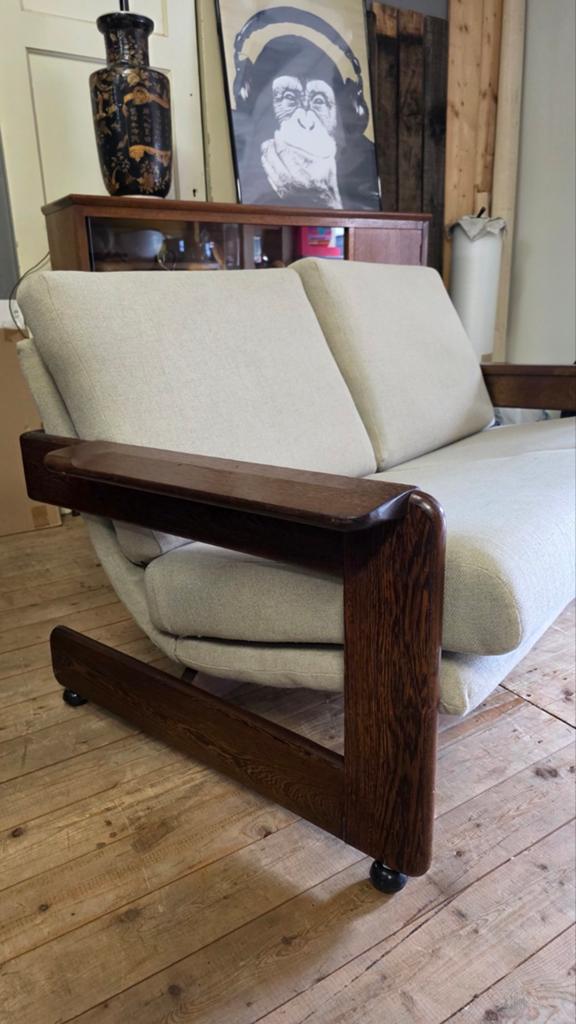 vintage bank / retro 2 zits bank, Verzamelen, Retro, Ophalen, Huis en Inrichting