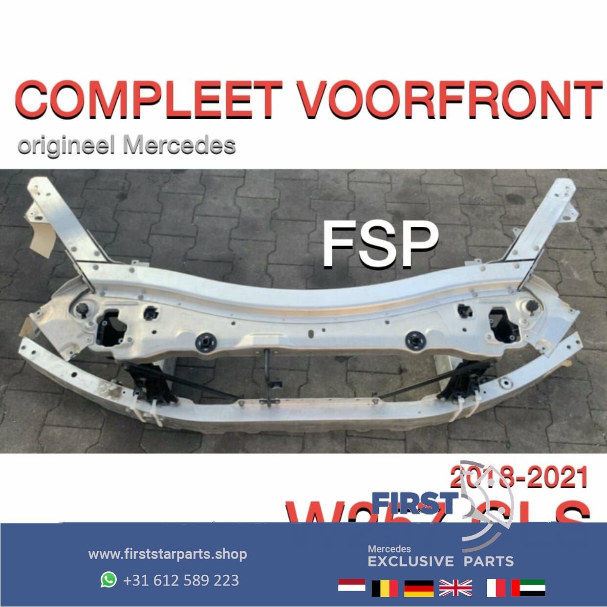 W257 C257 CLS COMPLEET VOORFRONT ORIGINEEL Mercedes FRONT 20, Gebruikt, -, Bumper, -