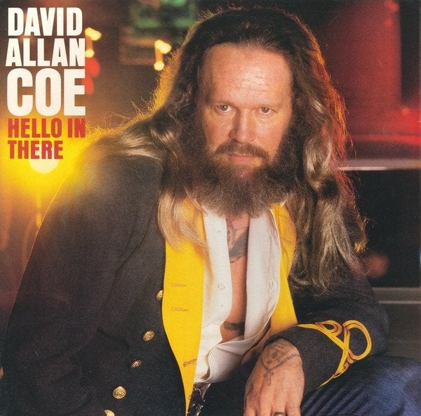 LP David Allan Coe - Hello in there, Ophalen, Gebruikt, 12 inch
