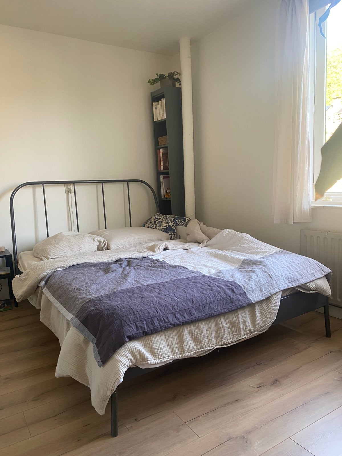 Ikea tweepersoonbed 140 x 200 met matras, Ophalen, Tweepersoons, 140 cm, Zo goed als nieuw