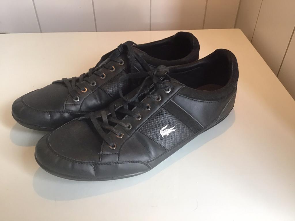 Lacoste herenschoenen maat 46, vallen smal, Kleding | Heren, Schoenen, Ophalen of Verzenden, Gedragen, Zwart
