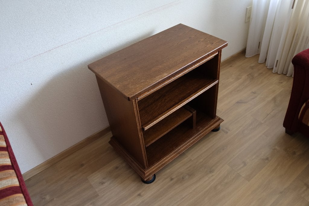 Telefoon kastje, Huis en Inrichting, Ophalen, Minder dan 50 cm, Gebruikt, Eikenhout