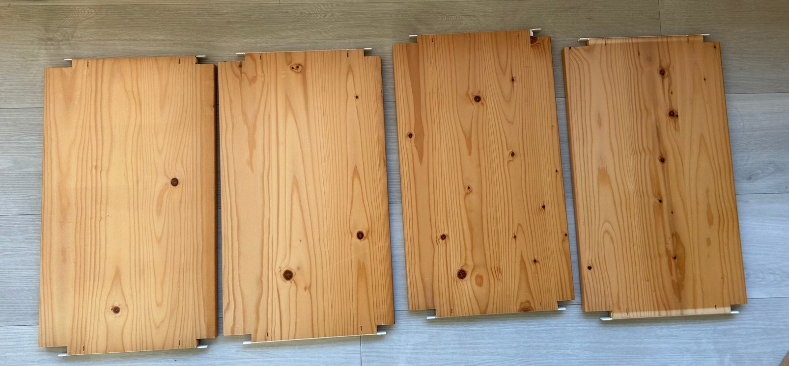 4 lundia planken voor €24,-, Huis en Inrichting, Ophalen, Gebruikt