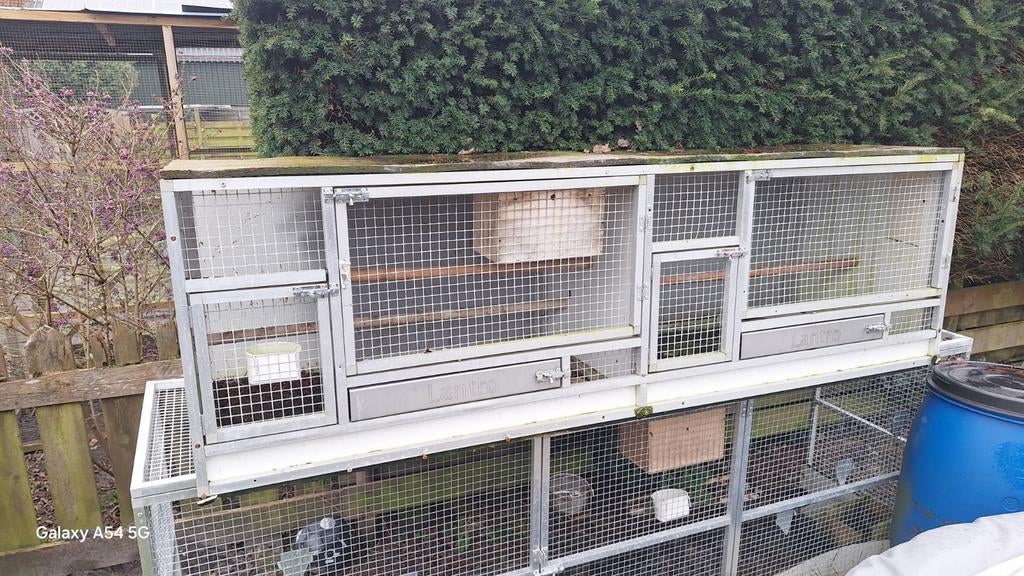 Broedkooien 2 stuks, Dieren en Toebehoren, Ophalen, Gebruikt, Aluminium, Broedkooi of Kweekkooi