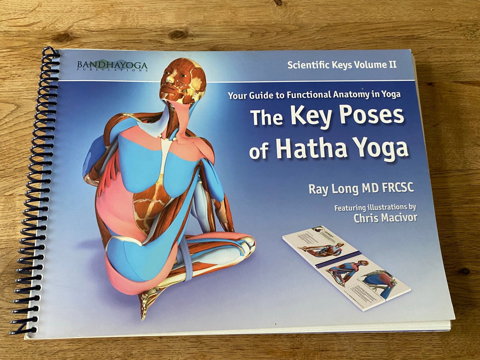 Yoga boek key poses of hatha yoga Ray Long ringband!, Ophalen of Verzenden, Zo goed als nieuw