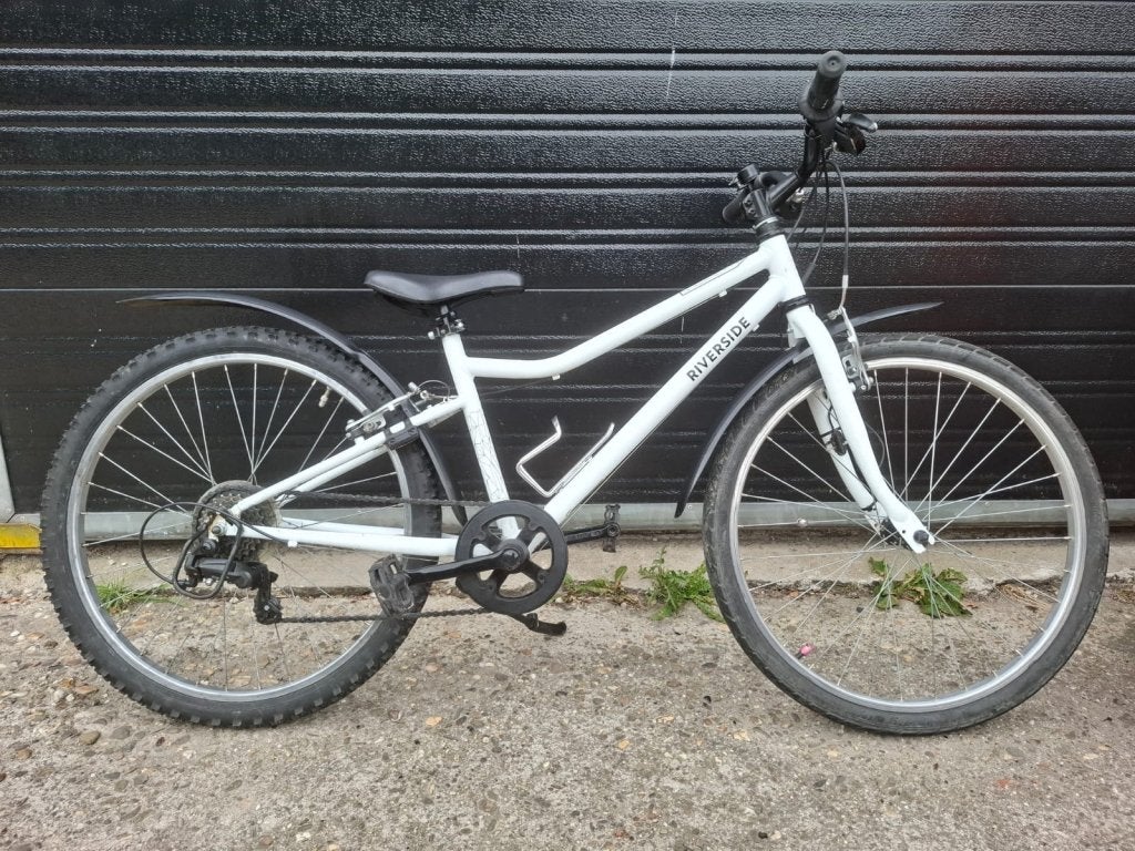 24 inch Riverside mountainbike met 6 versnellingen, Terugtraprem, 24 inch, Versnellingen, Niet ingevuld