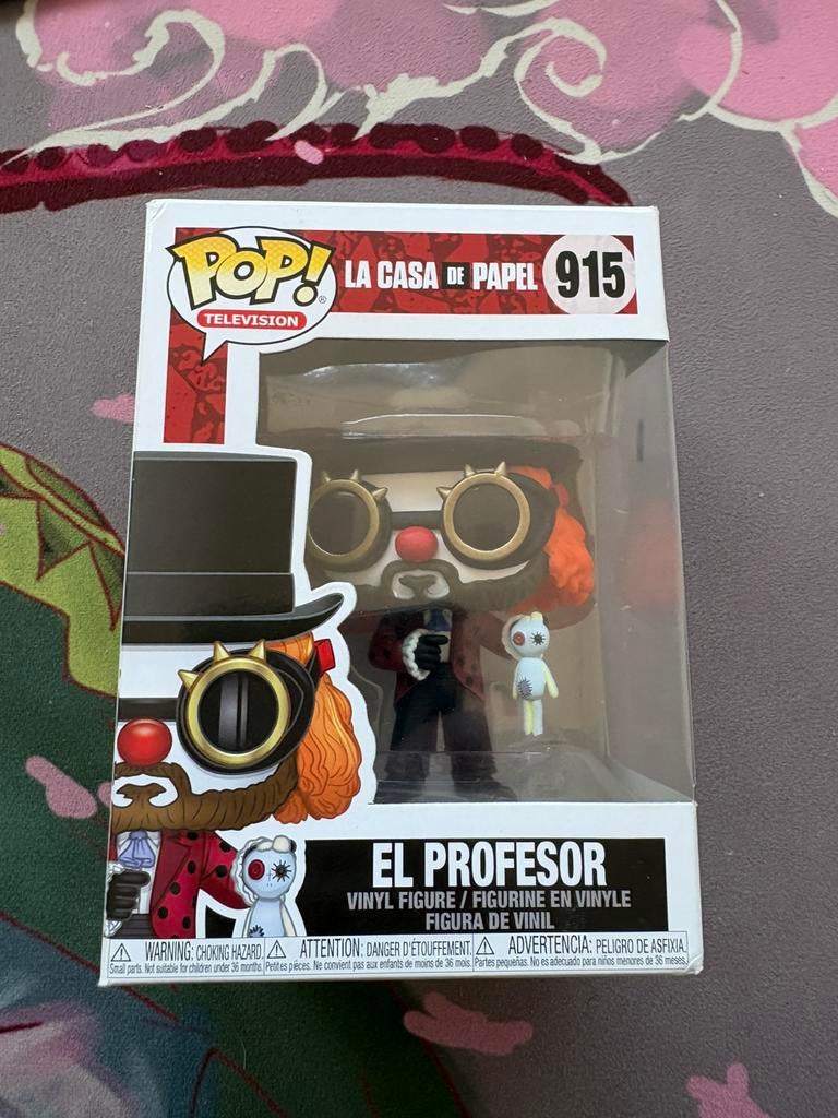 Funko Pop! 915 El Profesor La Casa de Papel Money Heist Box, Funko Europe, Ophalen of Verzenden, Zo goed als nieuw, 4th floor, 1 Queen Caroline St, London W6 9YN, Verenigd Koninkrijk