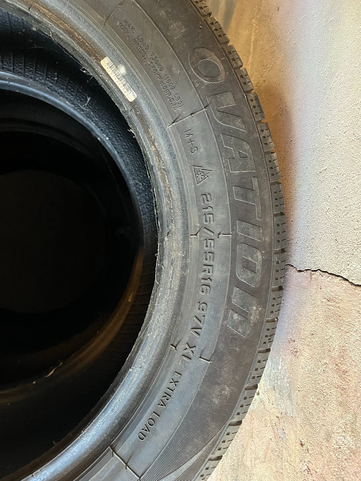Ovation All Season Banden 215/55R16 - Jong Gebruikt, Ophalen, 16 inch, All Season, Band(en)
