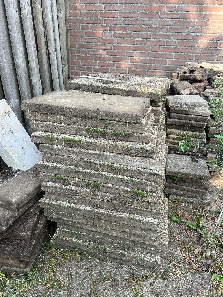 Gratis stoeptegels, Ophalen, Gebruikt