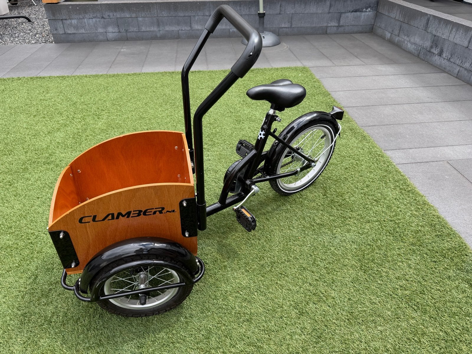 Kinderbakfiets voor kinderen van 3 tot 6 jaar, Fietsen en Brommers, Terugtraprem, Gebruikt, 1 kind, Ophalen