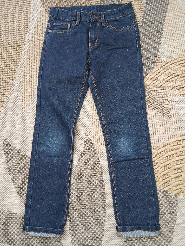C&A donkerblauwe spijkerbroek maat 140, Kinderen en Baby's, Kinderkleding | Maat 140, Broek, Gebruikt, C&A, Jongen of Meisje