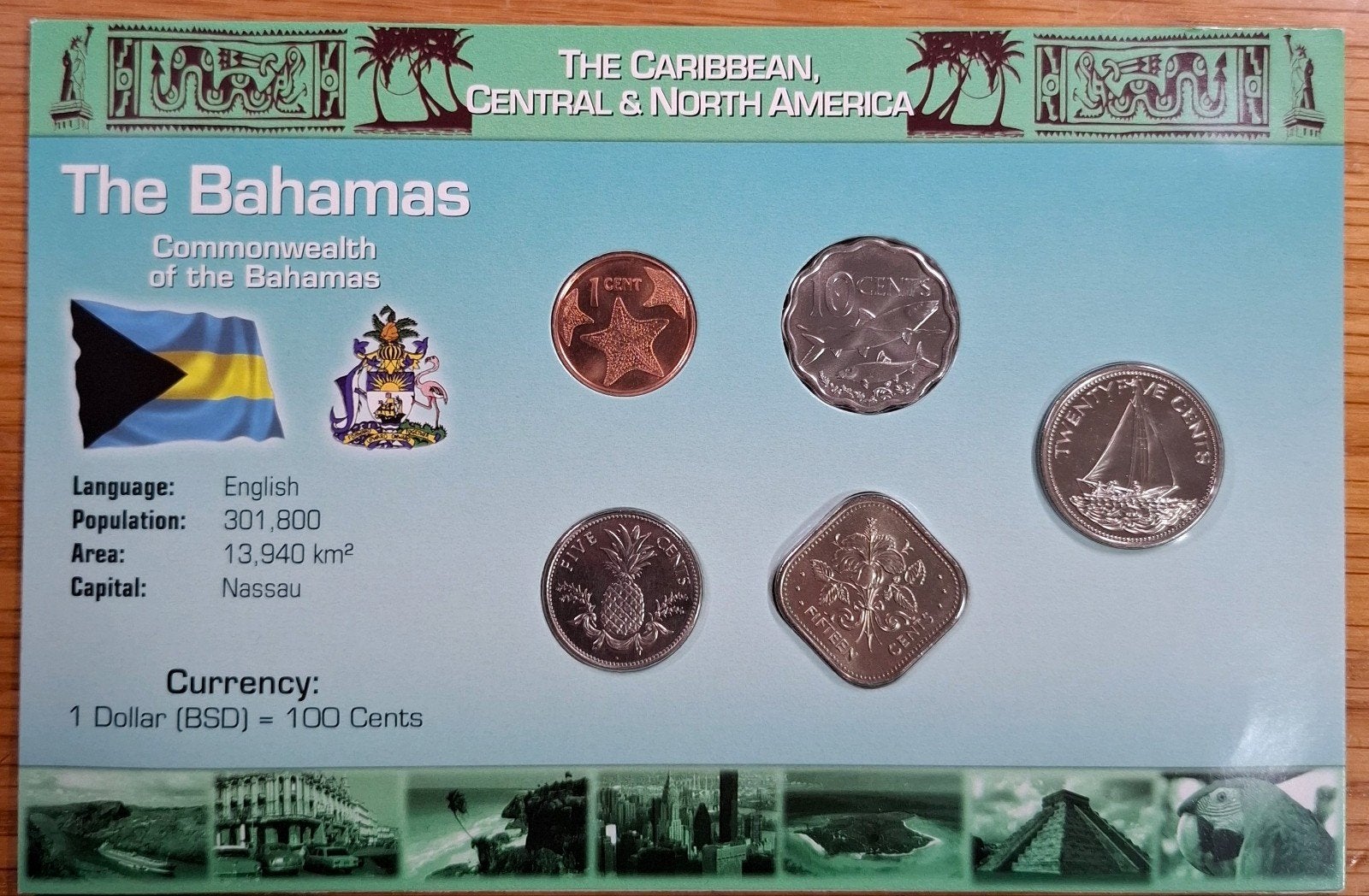 13# Coins of the World muntset Bahamas, Ophalen of Verzenden