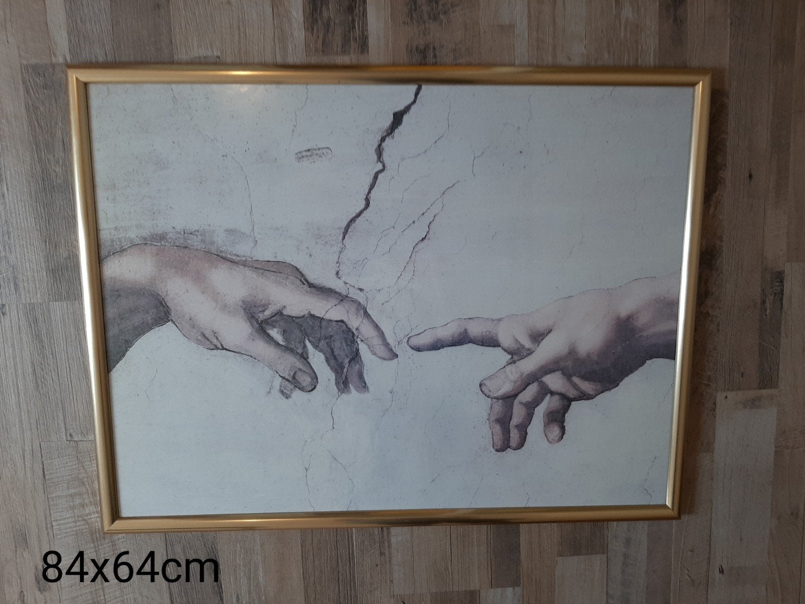 prent handen, Ophalen of Verzenden, 50 tot 75 cm, Schilderij