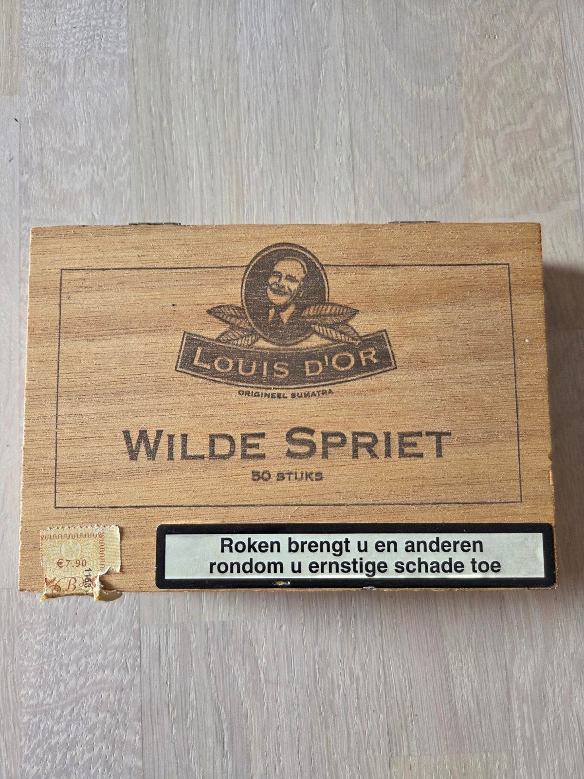 Vintage Louis d'Or Wilde Spriet sigarenkistje, Verzamelen, Ophalen of Verzenden, Gebruikt, Overige, Overige merken