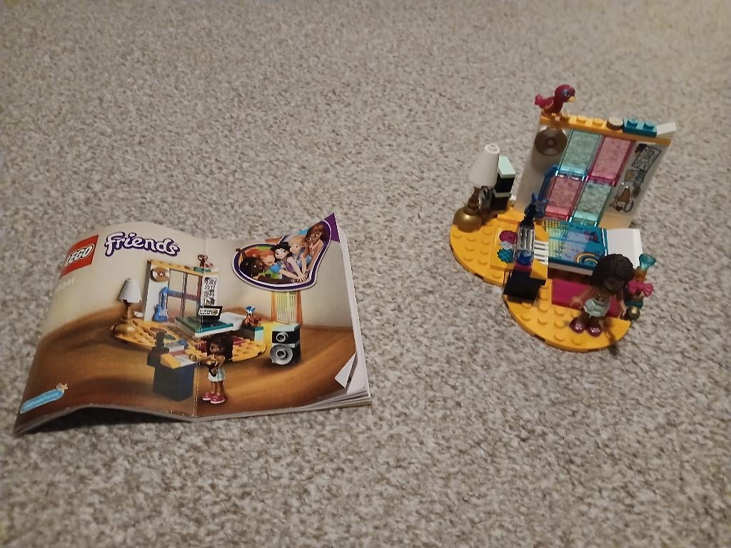 Lego Friends 41341 Andrea’s slaapkamer, Ophalen of Verzenden, Zo goed als nieuw, Complete set, Lego