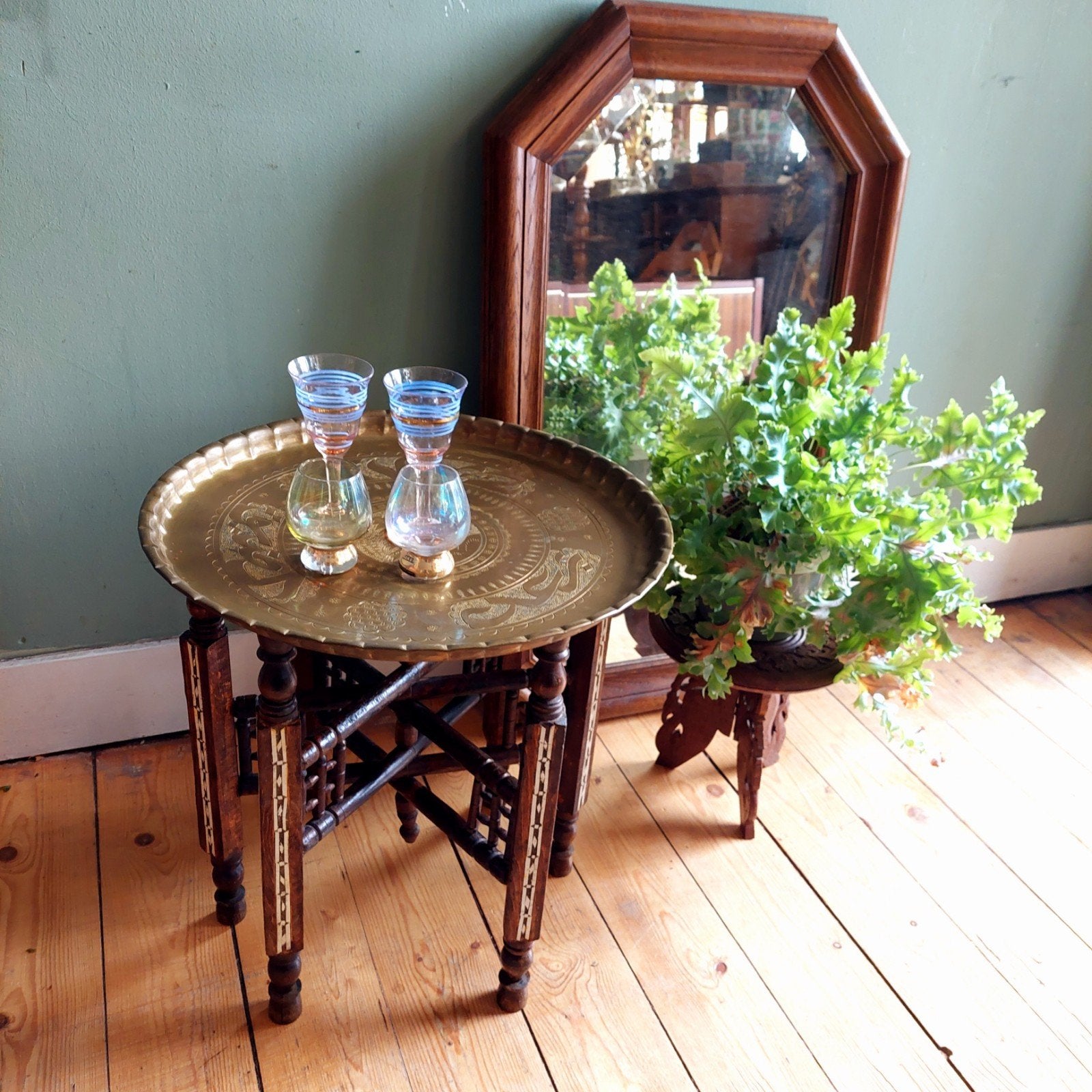 Lucky Vintage Marokkaanse of Oosterse bijzettafel, Ophalen of Verzenden