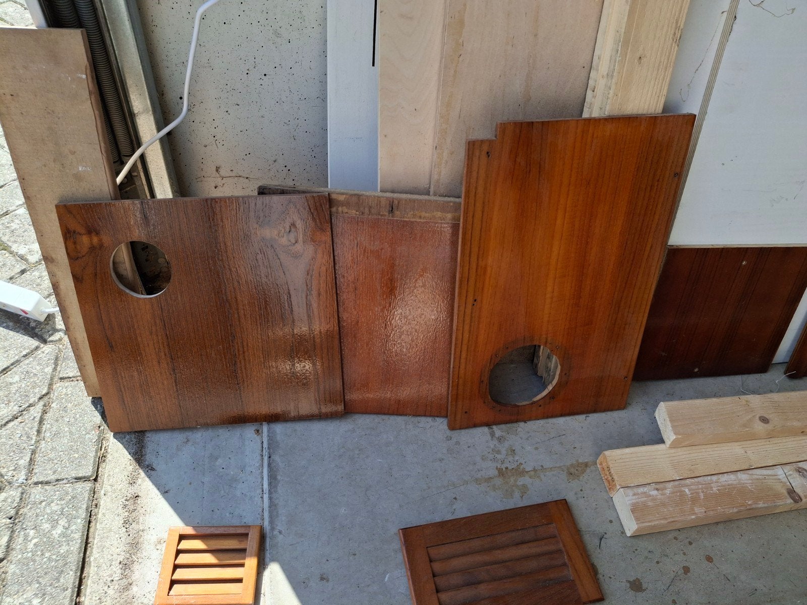 teakhout, Doe-het-zelf en Verbouw, Hout en Planken, Ophalen, Minder dan 25 mm, Plank, Minder dan 200 cm