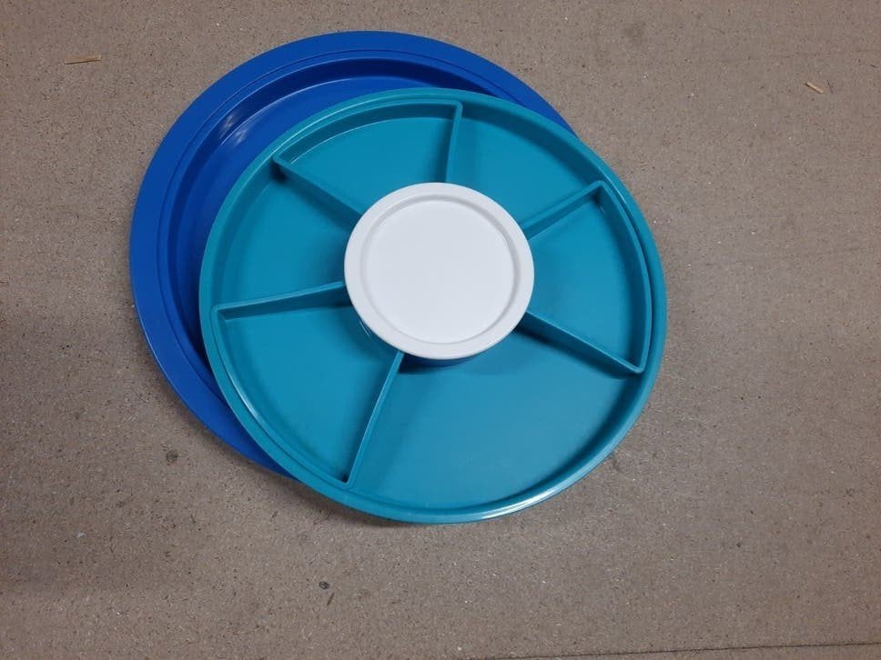 Tupperware serveerschaal, Ophalen, Schaal