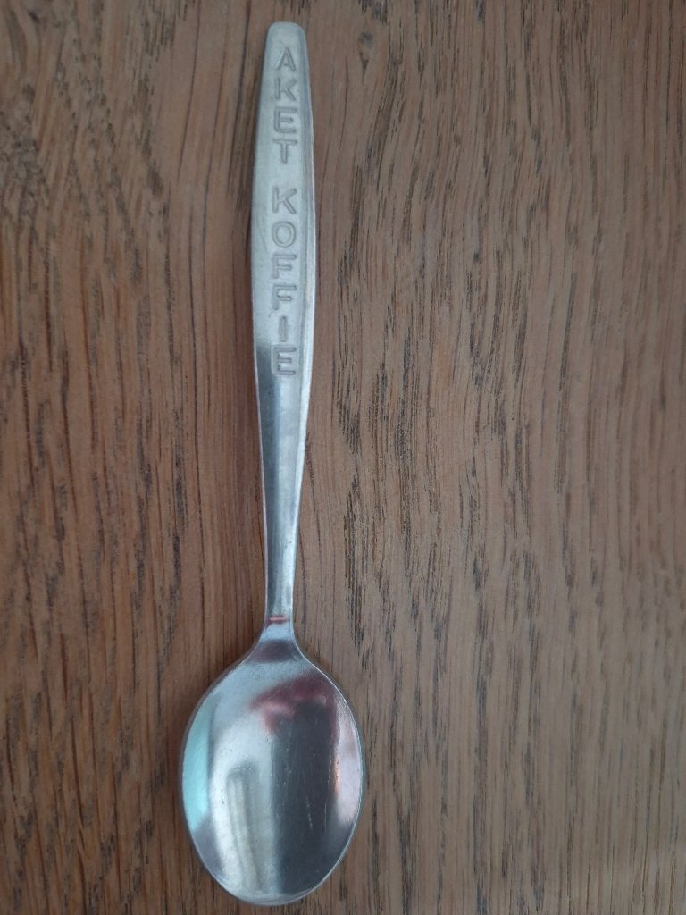 lepeltje / theelepeltje / koffielepeltje van Aket koffie, Ophalen of Verzenden
