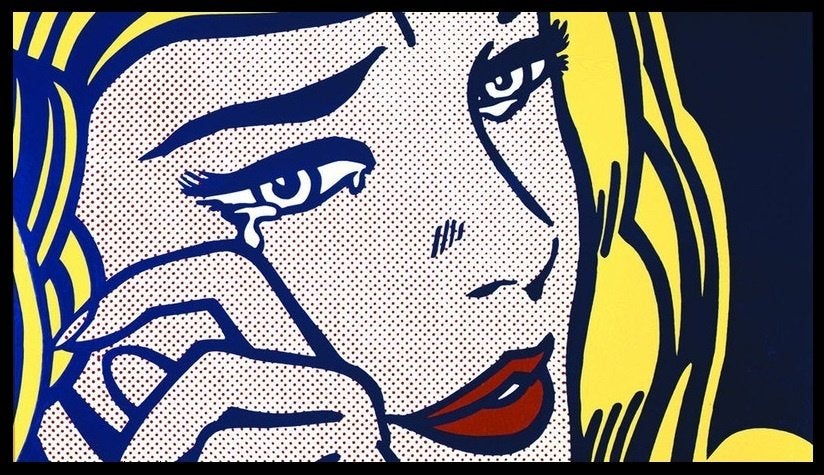Roy Lichtenstein - Crying Girl - Grafiek, Antiek en Kunst, Verzenden