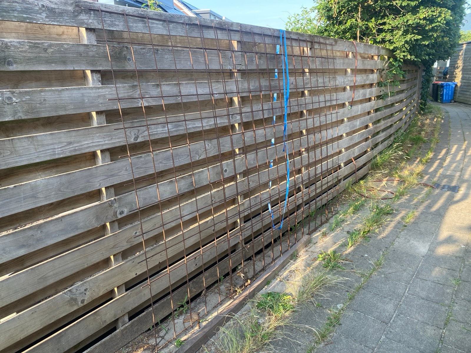 Betongaas voor wapening of tuinafscheiding 15x15cm, Tuin en Terras, Gaas en Draad, Ophalen, Gebruikt, Minder dan 10 meter, Gaas