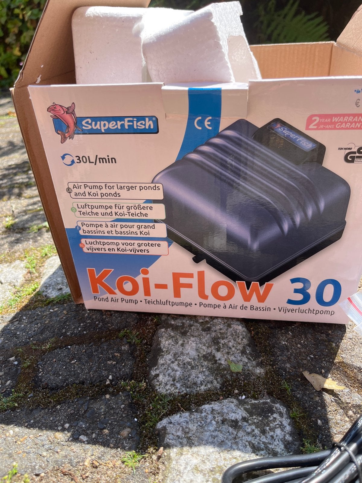 Vijver luchtpomp SuperFish Koi Flow, Ophalen, Nieuw, Overige typen