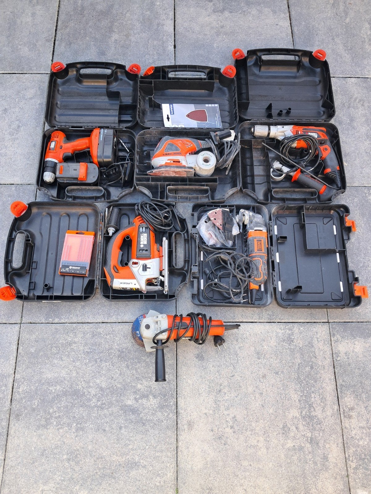 Black & Decker set, Doe-het-zelf en Verbouw, Gereedschap | Boormachines, Ophalen, Gebruikt, 600 watt of meer, Overige typen