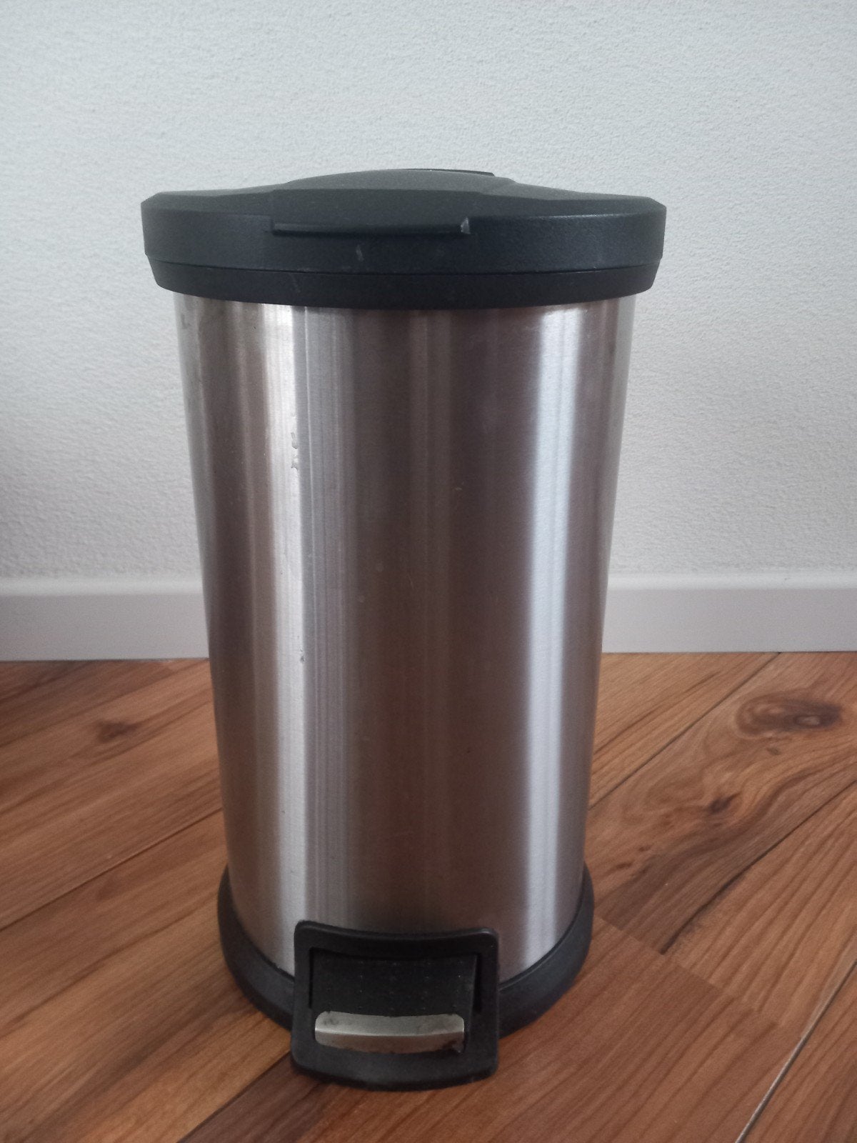 Pedaalemmer, Huis en Inrichting, Woonaccessoires | Prullenbakken, Ophalen, Gebruikt, Met pedaal, Rvs