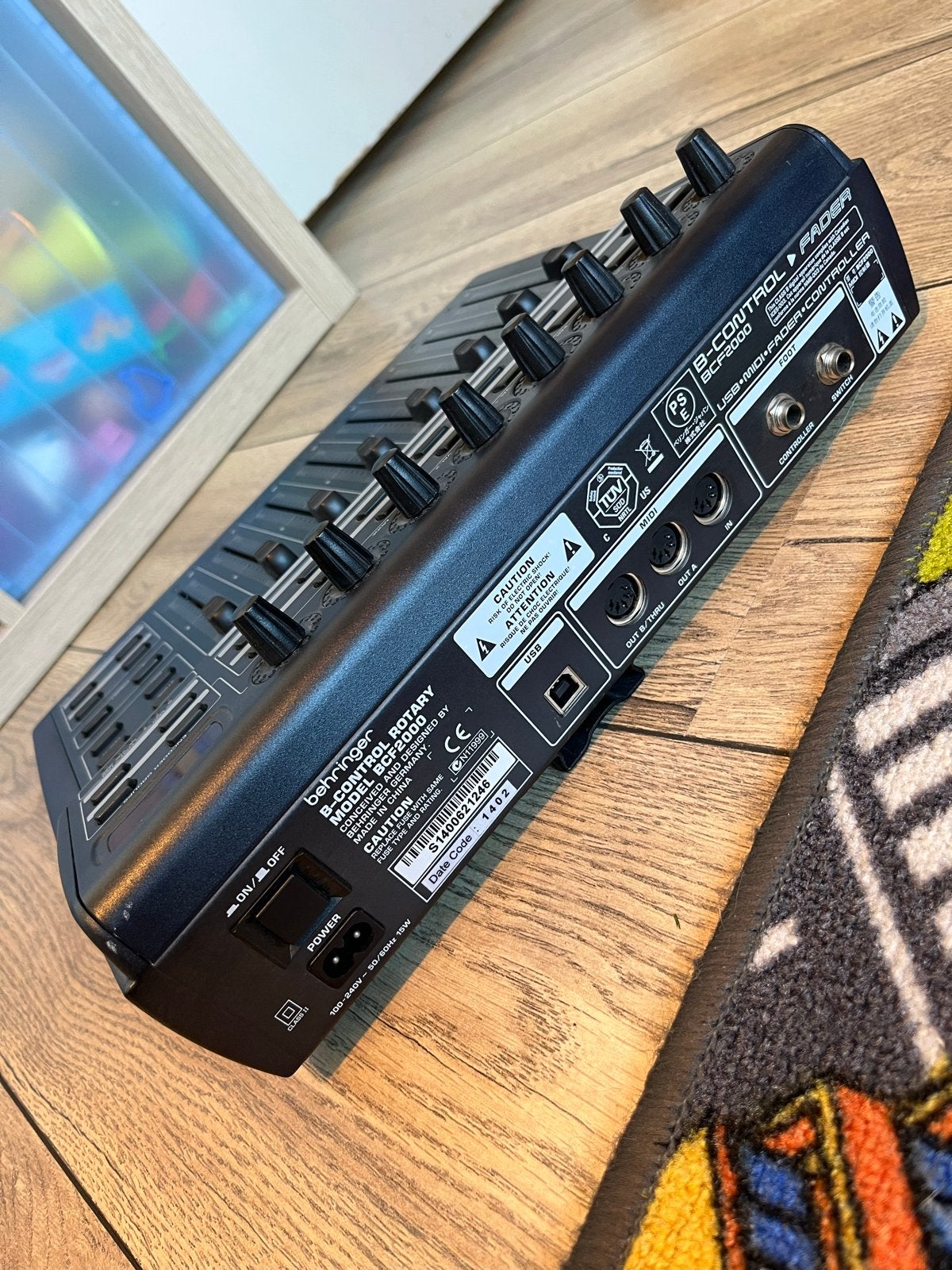 Behringer BCF2000 B-Control Fader MIDI Controller, Ophalen of Verzenden, Gebruikt, 5 tot 10 kanalen