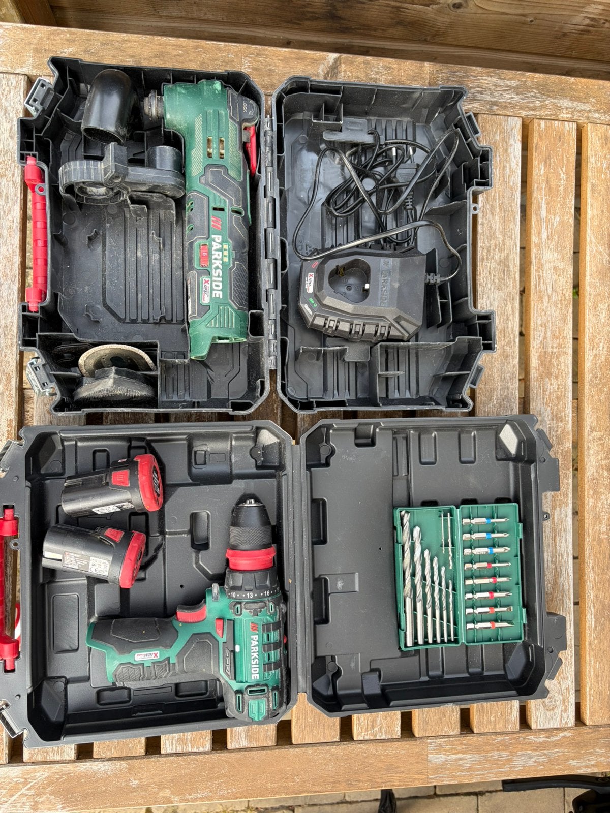 Parkside 5V Schroefboormachine en Multitool, Gebruikt, Variabele snelheid, Ophalen of Verzenden, Boor- en Schroefmachine