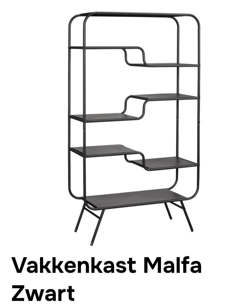 Metalen vakkenkast 80x30x141 cm - Zo goed als nieuw, Met plank(en), 100 tot 150 cm, Zo goed als nieuw, Metaal