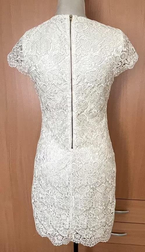 H&M kanten jurk maat 38, Maat 38/40 (M), Wit, Nieuw, Ophalen of Verzenden
