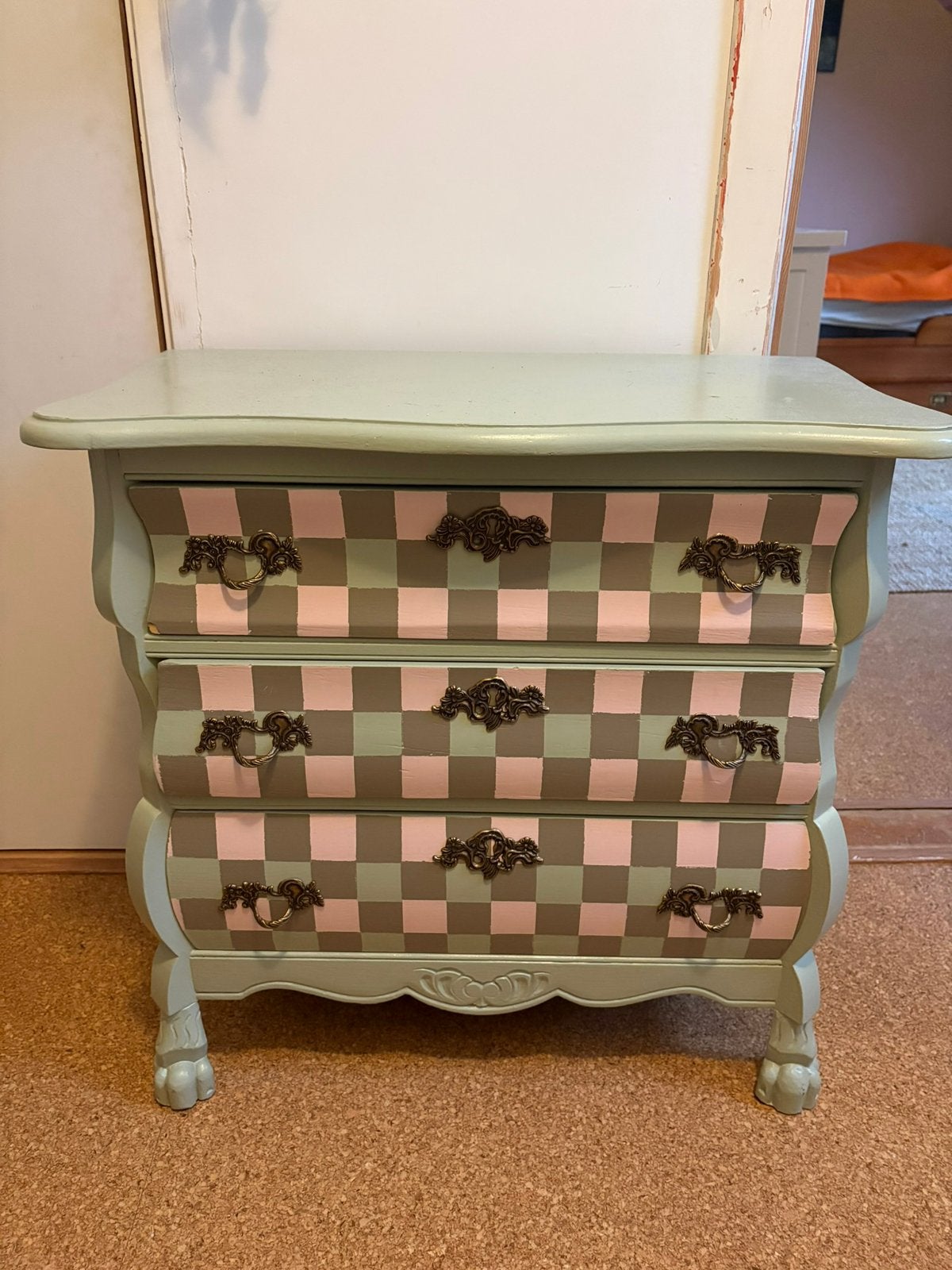 Vintage ladenkastje, Huis en Inrichting, Kasten | Ladekasten, Zo goed als nieuw, 3 of 4 laden, Minder dan 100 cm, 25 tot 50 cm