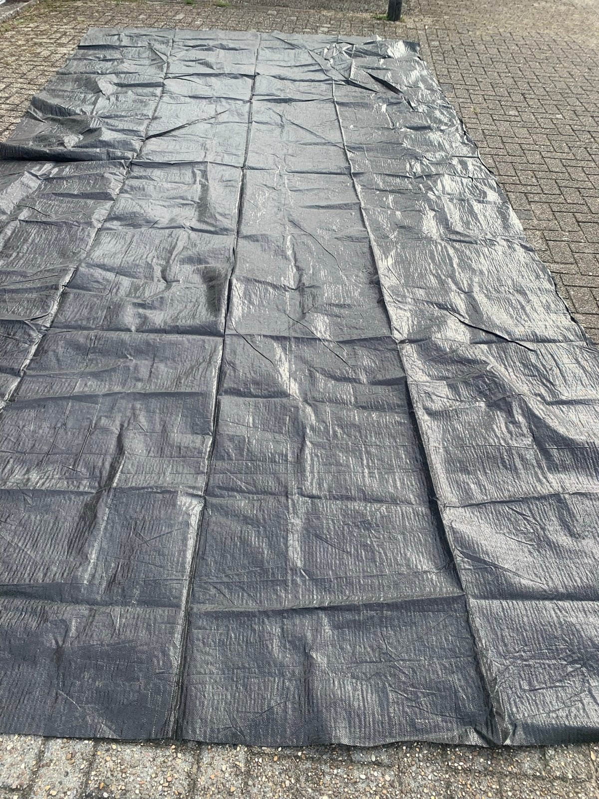 Zwart afdekzeil 300 x 580 cm, Ophalen, Gebruikt, Overige typen, Minder dan 4 meter