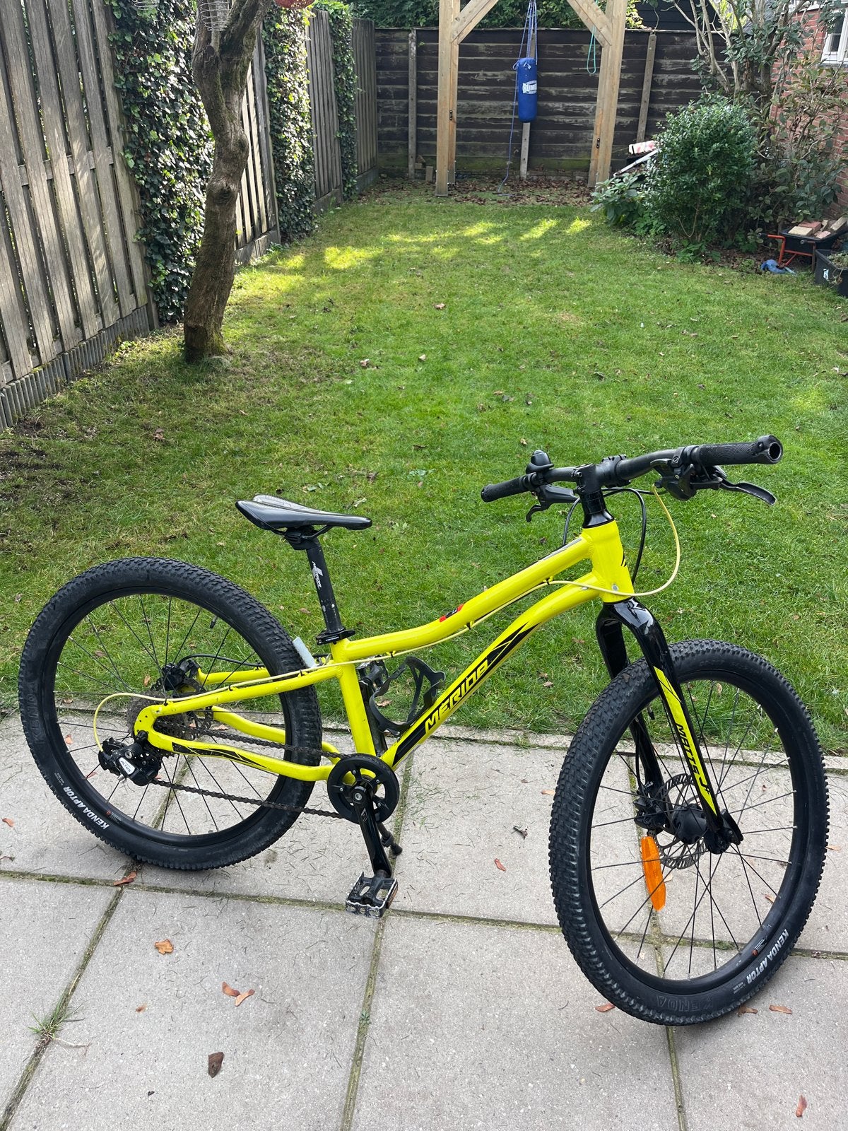 Merida Matts J24+ Kinder Mountainbike 24 inch, Ophalen, Gebruikt, Schijfrem, 20 inch of meer