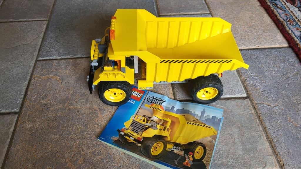 Lego City Kiepwagen en graafmachine  met instructieboekje, Lego, Ophalen of Verzenden, Complete set, Inclusief instructies